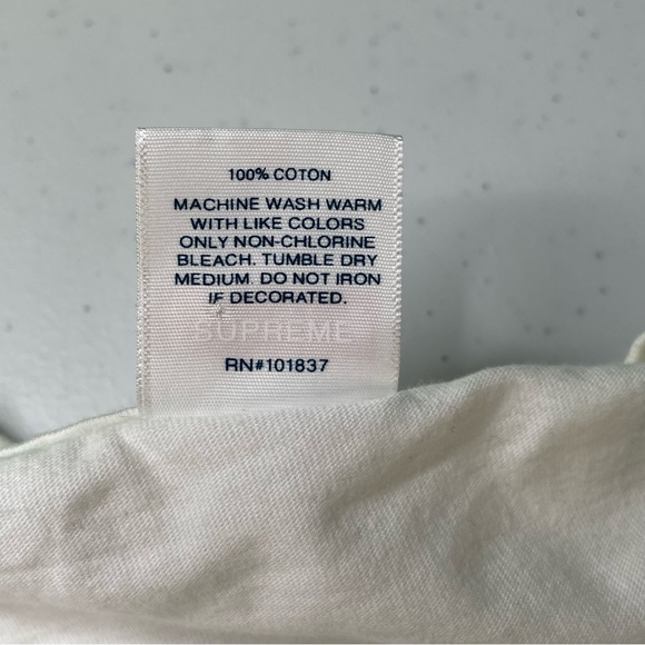 Supreme Last Supper Mens White XL Size Box Logo Milan Opening Day - Picture 6 of 6